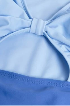 CUPSHE One Pieces Malayah V-neck Knot Long Sleeve One Piece Swimsuit