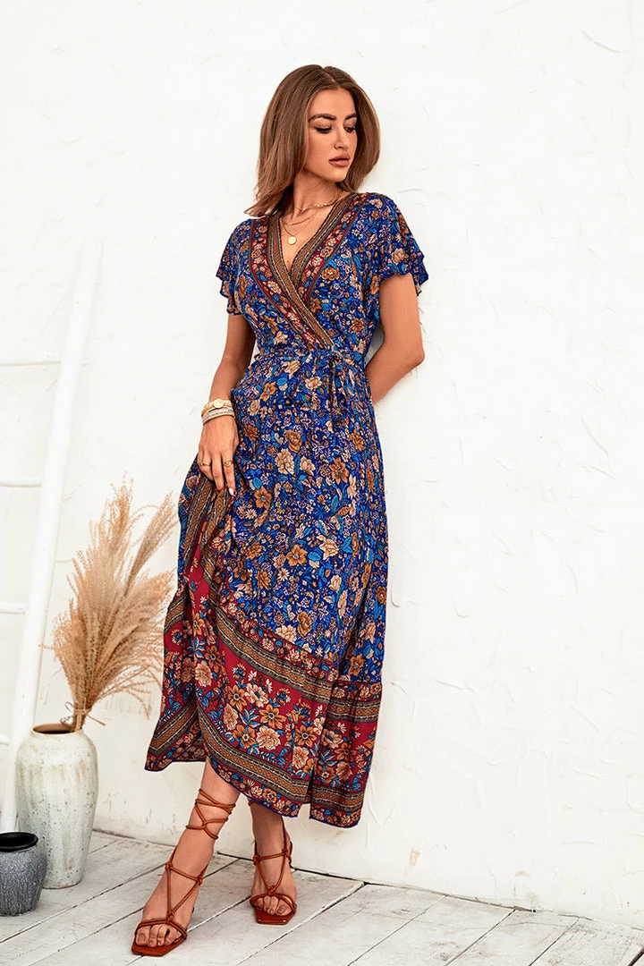 Discount ๐ฅ CUPSHE ๐ Dresses Best Sellers Doreen V-neck Frill Lace Up Maxi ๐ Dress ๐ 5 CUPSHE Dresses Best Sellers Doreen V-neck Frill Lace Up Maxi Dress