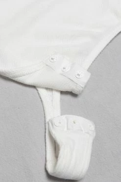 CUPSHE Dawn Rib Long Sleeve Bodysuit Clothing