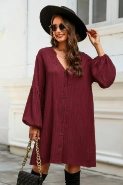 Best Sale โ CUPSHE Clothing Crinkle Woven Button-Front ๐ Dress ๐ฏ 10 CUPSHE Clothing Crinkle Woven Button-Front Dress