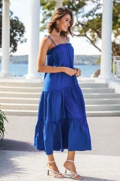 CUPSHE Carolyn Frill Slip Dress Dresses Best Sellers