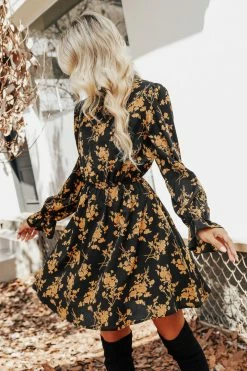 CUPSHE Kourtney Floral Print A-Line Dress