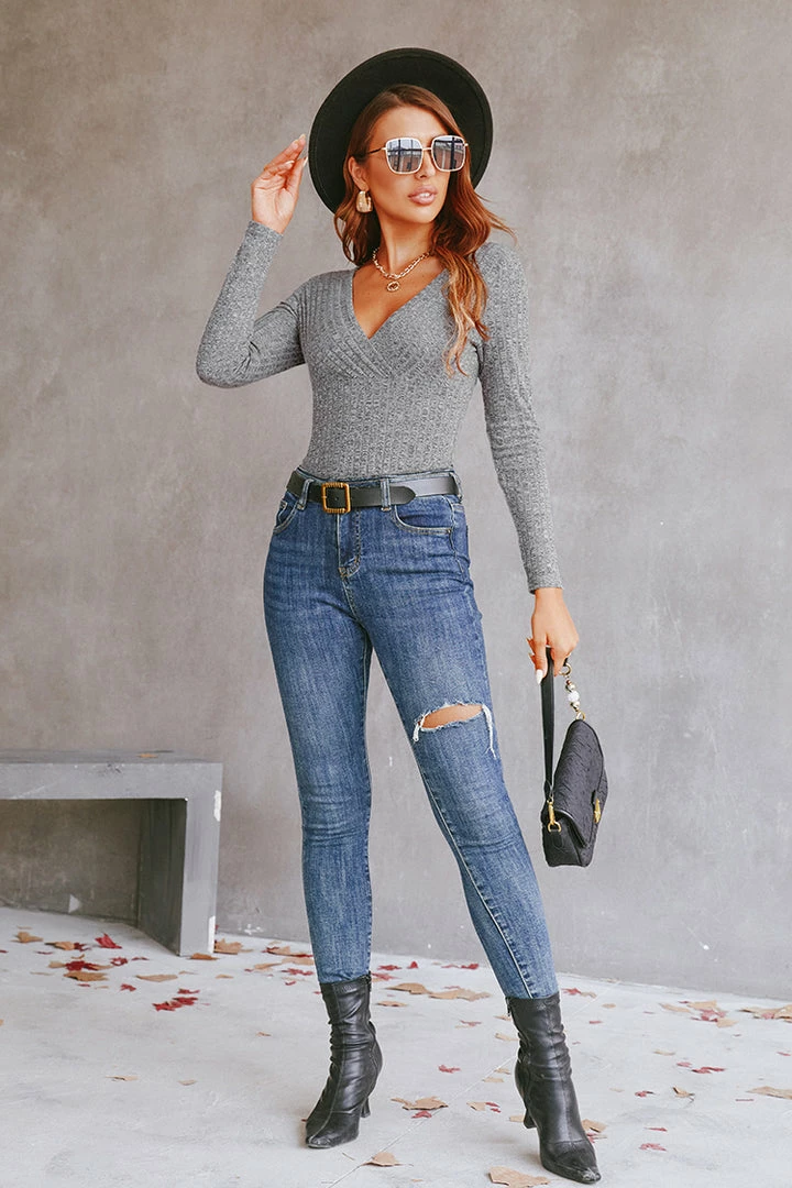 Best deal ๐ฅ CUPSHE Glamorous Ribbed Twist-Front Top Clothing โจ 5 CUPSHE Glamorous Ribbed Twist-Front Top Clothing