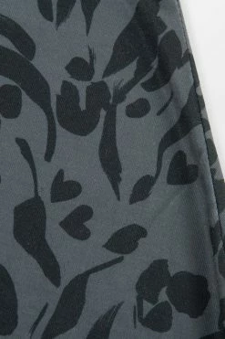 CUPSHE Clothing Saige Black Round Neck Animal Print Bodycon Dress