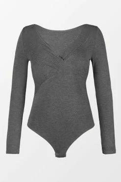 CUPSHE Macy V-neck Long Sleeve Bodysuit Clothing