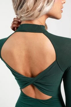 CUPSHE Clothing Fabiola High Neck Cut-out Back Bodysuit