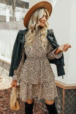 CUPSHE Paulina Ditsy Floral Smocked Mini Dress