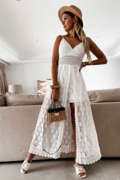 CUPSHE Thin Straps Ruching Smocking Jumpsuit