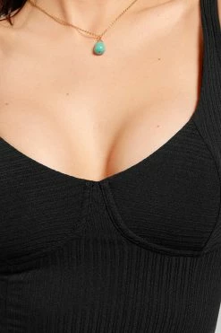 Best deal ๐ฅ CUPSHE Jaylee Black V-neck Backless Bodysuit Clothing ๐คฉ 16 CUPSHE Jaylee Black V-neck Backless Bodysuit Clothing