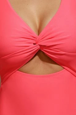 CUPSHE Summer Of Love Cut Out One Piece Swimsuit One Pieces