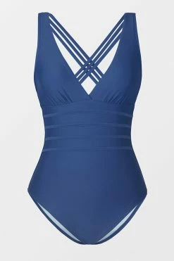 CUPSHE Grace Bay Plunge Tummy Control One Piece Swimsuit