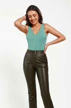 CUPSHE Clothing Ariella V-neck Wide Strap Backless Bodysuit