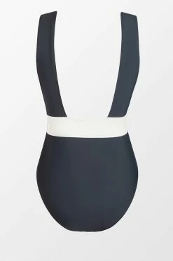 CUPSHE Saint Tropez Surplice Plunge One Piece Swimsuit