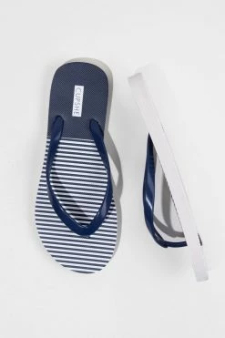 CUPSHE Amaretto Stripe Flip Flops Beach Accessories