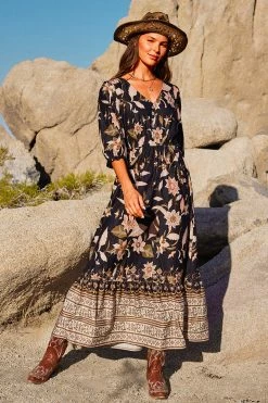 CUPSHE Clothing Wendy Bubble Sleeve Maxi A-shape Dress