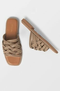 Best Pirce ๐งจ CUPSHE Love Language Square Toe Flat ๐ฉด Sandals Beach Accessories ๐ 9 CUPSHE Love Language Square Toe Flat Sandals Beach Accessories