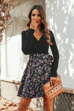 CUPSHE Desma Ditsy Floral A-Line Dress