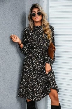 CUPSHE Clothing Northern Lights Speckled A-Line Midi Dress