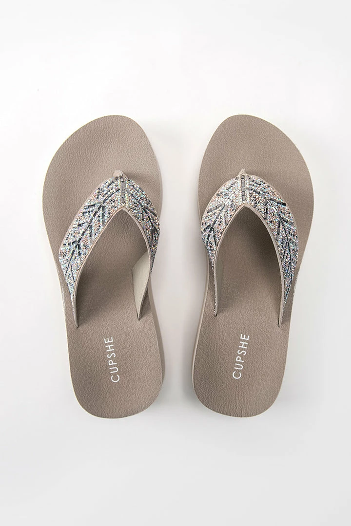 Best Pirce ⭐ CUPSHE Beach Accessories Runyon Wide Straps 🩴 Sandals ❤️ 6 CUPSHE Beach Accessories Runyon Wide Straps Sandals