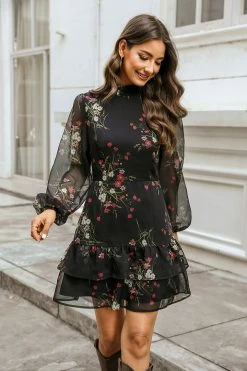 CUPSHE Clothing Fabia Embroidered Floral Mini Dress