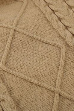 CUPSHE In The Clouds Cable Knit V Neck Sweater Vest