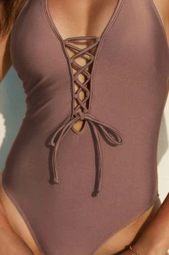 CUPSHE Strawberry Fields Forever Back Tie One Piece One Pieces