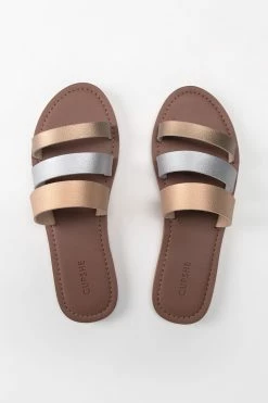 CUPSHE Olympia Three Straps Slides Beach Accessories