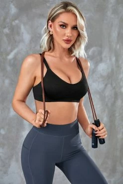 CUPSHE Blythe U-neck Backless Sports Bra Clothing