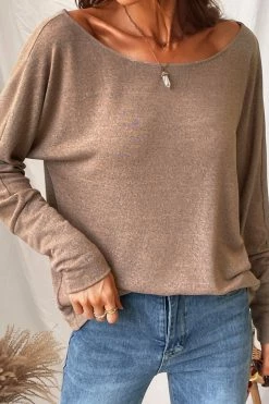 Flash Sale ๐ CUPSHE Sunset Heathered Off-the-Shoulder Long Sleeve Top Clothing ๐คฉ 10 CUPSHE Sunset Heathered Off-the-Shoulder Long Sleeve Top Clothing