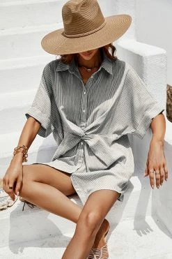 Best reviews of ๐ CUPSHE ๐ Dresses Best Sellers Gertrude ๐ Shirt Collar Stripe Loose ๐ Dress ๐ 11 CUPSHE Dresses Best Sellers Gertrude Shirt Collar Stripe Loose Dress