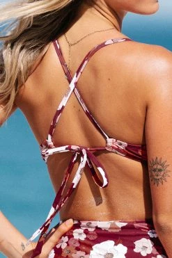 CUPSHE Olivia Floral One Piece Swimsuit One Pieces