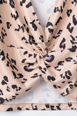 CUPSHE Urban Jungle Leopard Drop Shoulder Sweatshirt Clothing