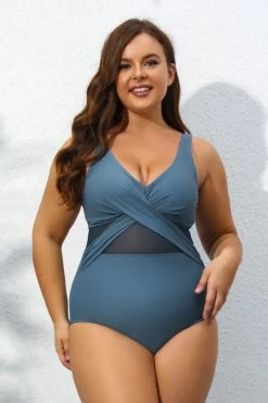 Flash Sale ✔️ CUPSHE One Pieces Release Happiness Mesh Wrap Front Plus Size One Piece 🩱 Swimsuit ❤️ 10 CUPSHE One Pieces Release Happiness Mesh Wrap Front Plus Size One Piece Swimsuit
