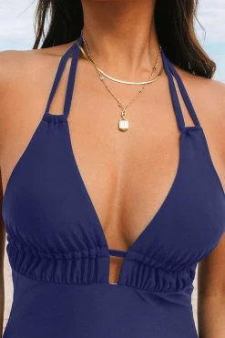 CUPSHE Tempest Shirred Tunneled One Piece Swimsuit One Pieces