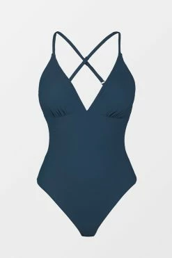 CUPSHE Encounter Under The Waves Cross Back Adjustable Straps Cutout One Piece Swimsuit One Pieces