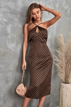 CUPSHE Lyana Cut-out Zipper Slip Dress