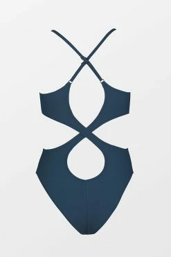 CUPSHE Encounter Under The Waves Cross Back Adjustable Straps Cutout One Piece Swimsuit One Pieces