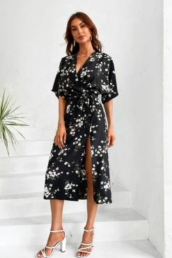 Best reviews of ๐ CUPSHE Hayden Flared Sleeve Belted Floral ๐ Dress โค๏ธ 12 CUPSHE Hayden Flared Sleeve Belted Floral Dress