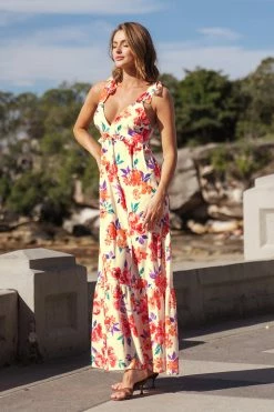 CUPSHE Lilac Dreams Plunge Tie Slip Dress Clothing