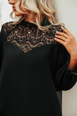 CUPSHE Paulina Lace Trumpet Sleeve Midi Dress Clothing