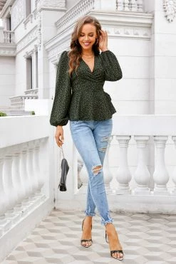 CUPSHE Clothing Profess The Love Belted Leopard Print Wrap Top