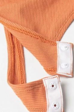 CUPSHE Janice Rib Off Shoulder Bodysuit