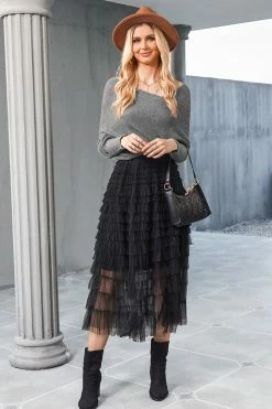 CUPSHE Leatrice Chunky Knit Off-the-Shoulder Sweater