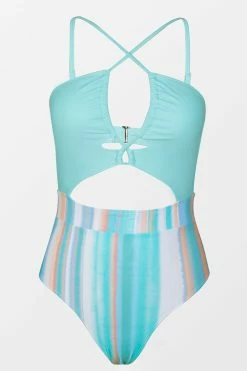 Discount ๐ CUPSHE Pleasant Stripe Tunneled Cutout One Piece ๐ฉฑ Swimsuit ๐ 12 CUPSHE Pleasant Stripe Tunneled Cutout One Piece Swimsuit