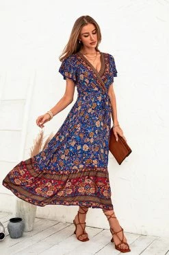 Discount ๐ฅ CUPSHE ๐ Dresses Best Sellers Doreen V-neck Frill Lace Up Maxi ๐ Dress ๐ 12 CUPSHE Dresses Best Sellers Doreen V-neck Frill Lace Up Maxi Dress