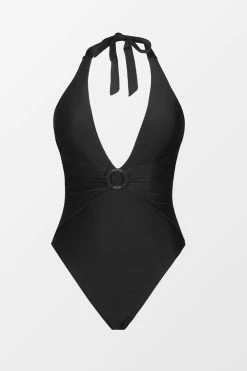 CUPSHE Wild Romance Deep V Neck Belted One Piece Swimsuit