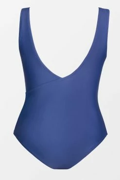 CUPSHE One Pieces Santorini Solid Molded Wrap Tummy Control Plus Size One Piece