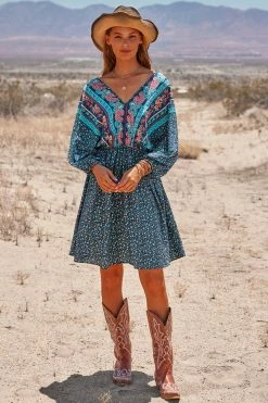 Best Pirce ๐ CUPSHE Clothing Jaycee V-neck Mid Length Boho ๐ Dress ๐ 14 CUPSHE Clothing Jaycee V-neck Mid Length Boho Dress