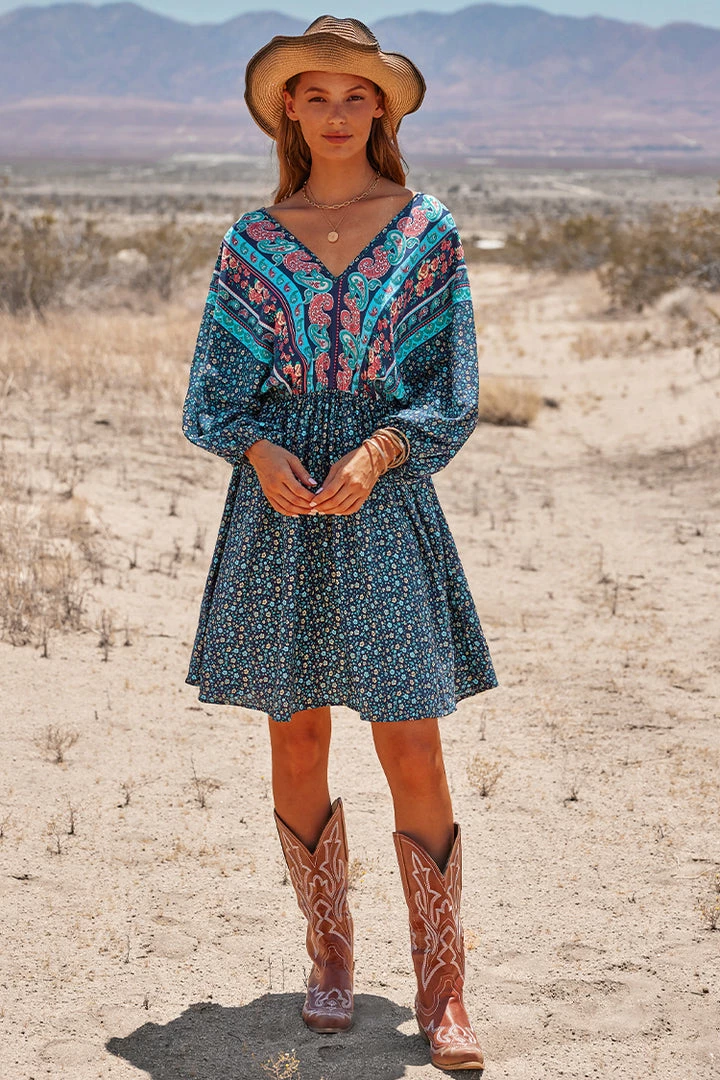 Best Pirce ๐ CUPSHE Clothing Jaycee V-neck Mid Length Boho ๐ Dress ๐ 8 CUPSHE Clothing Jaycee V-neck Mid Length Boho Dress