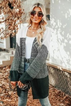 CUPSHE Clothing Sunny Daze Colorblock Open-Front Cardigan